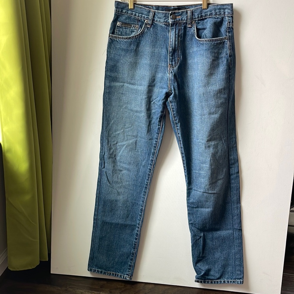 Calvin Klein Men’s Relaxed Straight Denim Jeans | W32L30